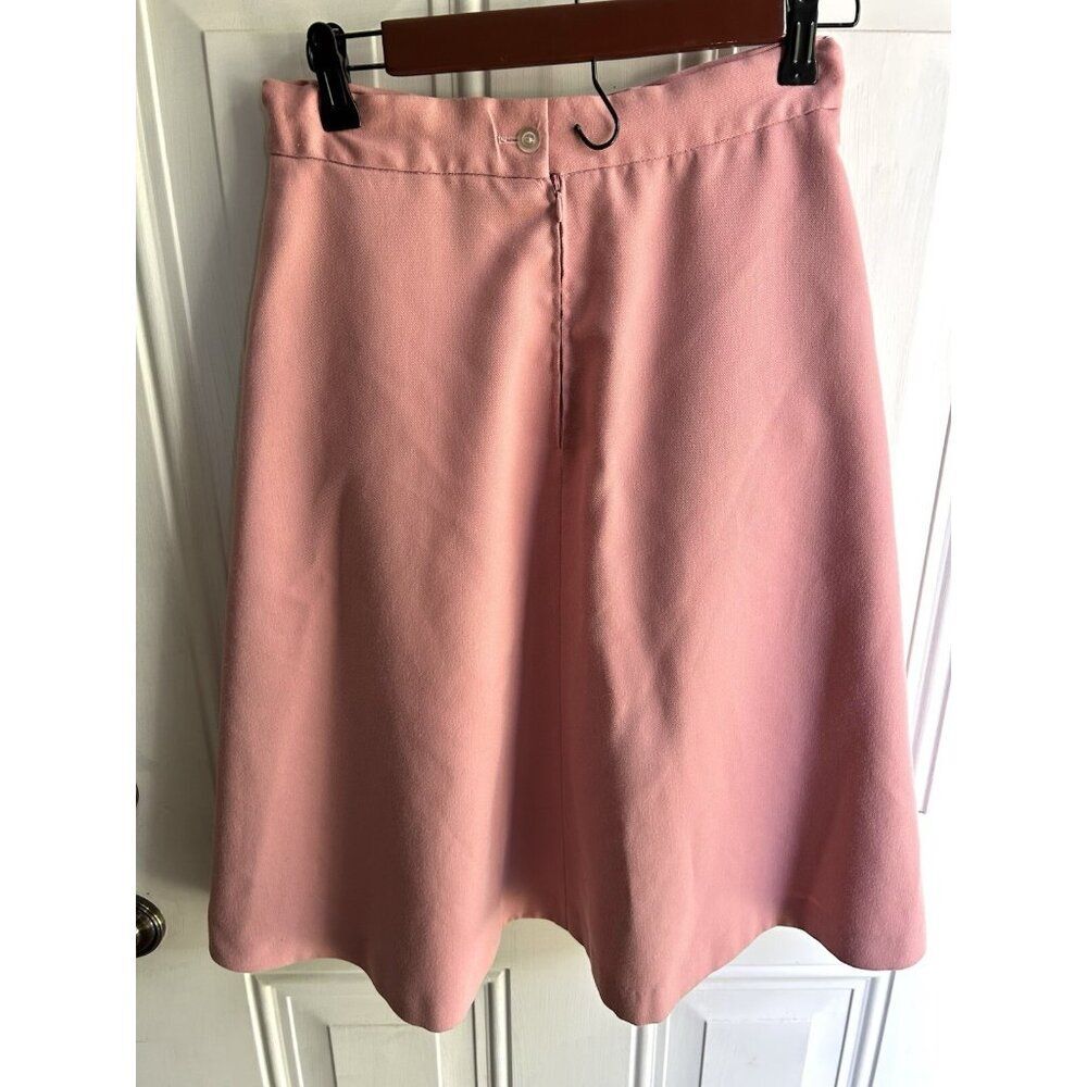 Crevira Pink Flared Skirt Size 14
